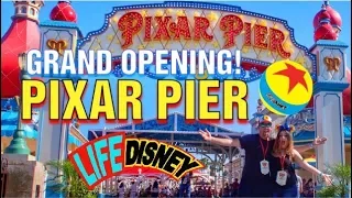 Exclusive First Look at The Grand Opening of Pixar Pier 2018!
