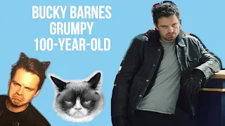 Bucky Barnes being a grumpy 100 year-old