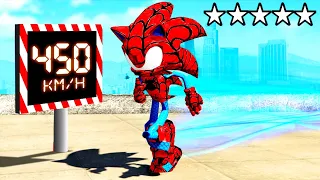 GTA 5 als SPIDERSONIC spielen!! (SPIDERMAN + SONIC)