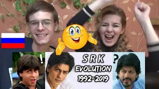 Russian reaction to Shahrukh Khan Evolution (1992-2019) 🔥 | TOP 5 our favourite SRK films!