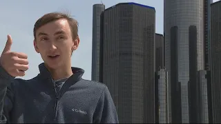 'Pro-Life Spider-Man' scales Ren Cen in Detroit