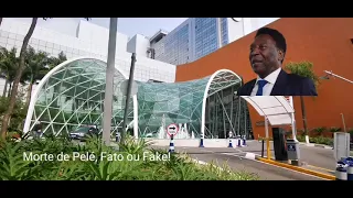 Noticia da morte de Pelé, Movimentação imprensa frente Enstein