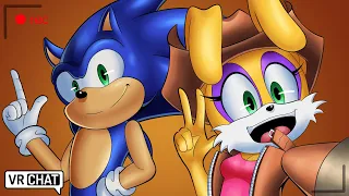 When Sonic and Bunnie Rabbot used to date stories in the past! in vr chat!