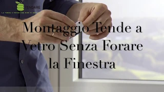 MONTAGGIO SENZA FORARE TENDE A VETRO by lasciatitendare.it