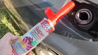 I put Liqui Moly additive in the BMW