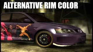 Need for Speed: Most Wanted - Alternative rim color