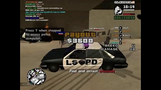 GTA San Andreas Multiplayer / Polis Kovalamacası - Police Chase #1