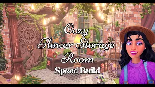 Cozy Flower Storage Room Speed Build 🌷✨ | Disney Dreamlight Valley