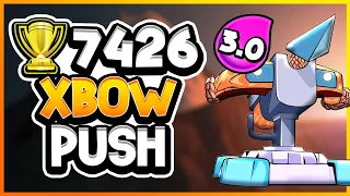 🏆7426 Top Ladder Push with 3.0 Xbow Cycle — Clash Royale