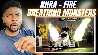 Brit Reacts To NHRA FIRE BREATHING MONSTERS!