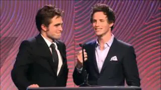 Rob Pattinson & Eddie Redmayne at the HFPA Grant Banquet