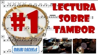 Lectura sobre tambor #1 - Mauri Daniele (video educacional) HD