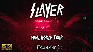 Slayer Final World Tour Quito Ecuador | Full Show | 2019 | 4K