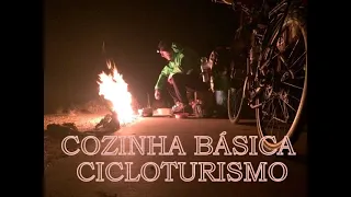 Cozinha básica para cicloturismo