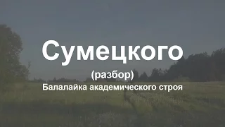 [EEA] Сумецкого. Разбор