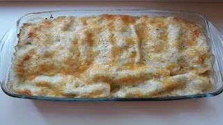 КАННЕЛЛОНИ С ФАРШЕМ ПОД СОУСОМ БЕШАМЕЛЬ / Cannelloni With Sauce Bechame