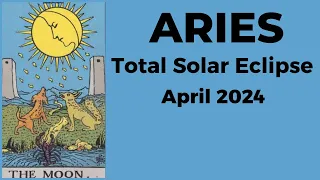 Aries: Your Ancestors Have A Special Gift For You! 🌕 April 2024 Total Solar Eclipse Tarot Reading