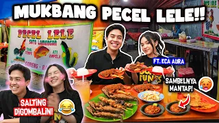 MUKBANG PENYETAN SAMBEL FT. ECA AURA!! JEROME SALTING DIGOMBALIN 😂