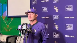 LSU Jay Johnson Sunday WIN over VMI postgame