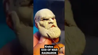 kratos GOD OF WAR RAGNAROK  #toymakeover #shorts