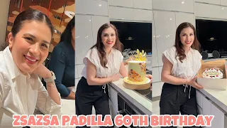 ZSAZSA PADILLA 60TH BIRTHDAY ANG DAMING NAGING CELEBRATION KASAMA ANG MGA MATATALIK NA KAIBIGAN