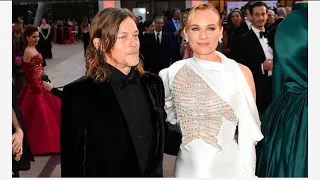 Norman Reedus and Diane Kruger are seen arriving to the New York City Ballet 2023 Fall Fashion Gala