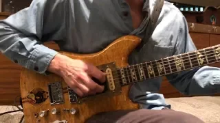 Playing Jerry Garcia's Wolf guitar