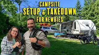 Campsite Setup & Takedown for Newbies