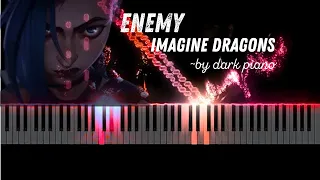 Enemy - Imagine Dragons X J.I.D | The Dark Piano