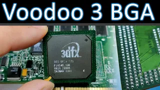 3dfx Voodoo 3 2000 - My first attempt to fix a BGA chip!