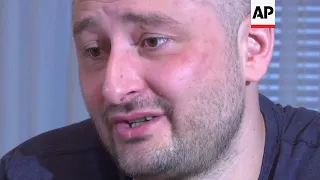 Full interview with Babchenko; flowers at his Kiev apartment