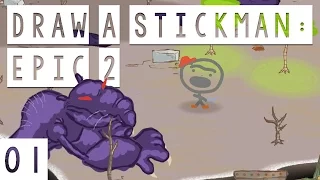 Draw a Stickman: EPIC 2 Gameplay - #01 - Grab Your Pencil! - Let's Play