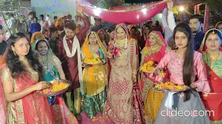 Most Amazing bridal entry with brothers | True Love | Wonderful Moments स्टेज पर दुल्हन की एंट्री