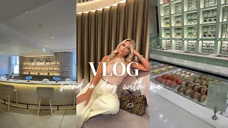 SPEND A DAY WITH ME AT HARRODS (BEAUTY TREATMENTS, SHOPPING, PRADA CAFE) | AIMEEJPHILLIPS