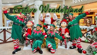 Festive Wonderland at Wafi City - Dubai Christmas Walking Tour - 4K 60fps