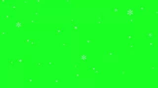 Футаж снежинки на хромакее / snowflake on a chromakey