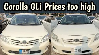 Corolla GLi Prices | Randomly checked prices are too high