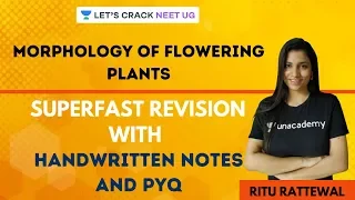 Morphology of Flowering Plants | Superfast Revision with Handwritten Notes and PYQs