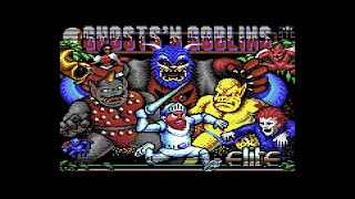 Commodore 64 Longplay [169] Ghosts 'n' Goblins Arcade (Public Domain)