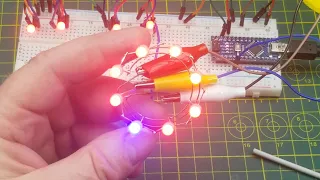 tinkering with PL9823 LEDs