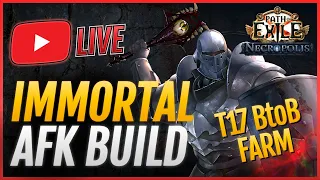 🔴IMMORTAL Cws Build -  It Just WALKS, T17 BtoB Farm | Path of Exile 3.24