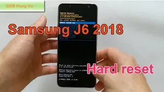 How to Hard Reset Samsung J6 2018(SM-J600) Forgot pattern lock.