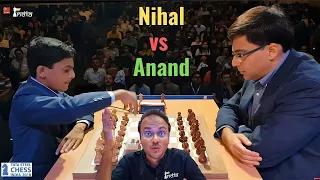 14-year-old Nihal Sarin vs Legend Vishy Anand | Commentary by Sagar Shah