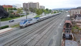 [HD] Norfolk Southern & Amtrak At Altoona