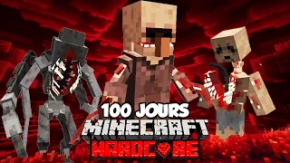 J'ai survécu 100 Jours à une APOCALYPSE Parasite en Hardcore sur Minecraft ... Voici mon Histoire