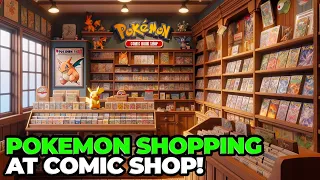 Pokemon Card Shopping at a Comic Book Shop! *INSANE FINDS*