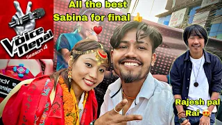 Rajesh payal Rai Dai + Sabina yonghang lai vatiyo 😍♥️ || Best wish to sabina for final 🥰 Birtamode