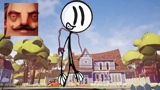 Hello Neighbor - My New Neighbor Big Henry Stickman Act 1 Gameplay Walkthrough