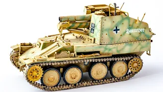 Ark Models 1/35 - Grille, sIG 33 auf Geschützwagen 38(t) Ausf. K - Build Review
