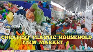 CHEAPEST PLASTIC HOUSEHOLD ITEM  MARKET   NADIAD  GUJRAT